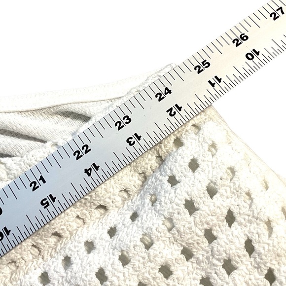 Maurices Plus Size Floral Crochet Front Tank Top, White - Size 2X - Picture 5 of 10